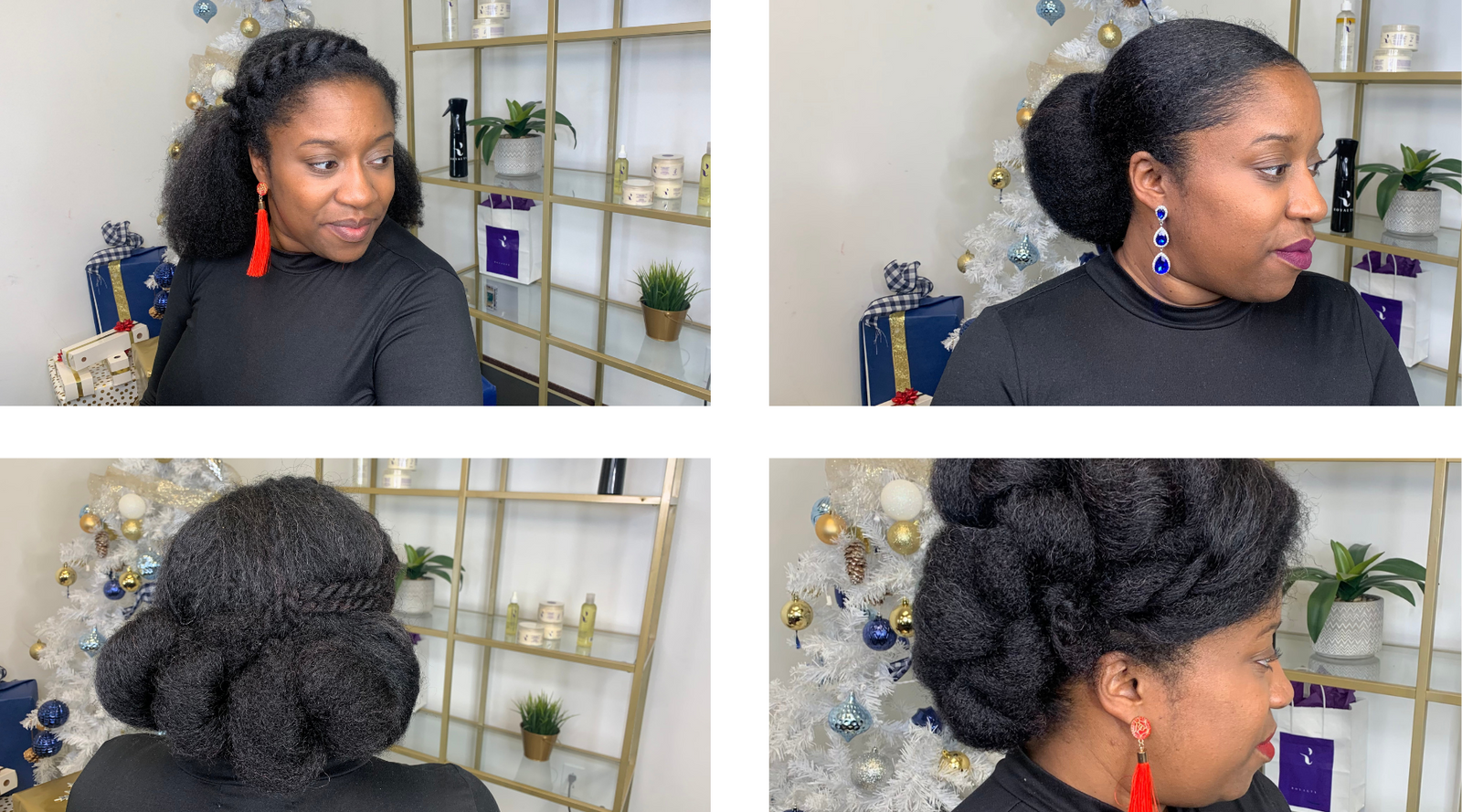 7 idées de coiffures pour les temps des Fêtes